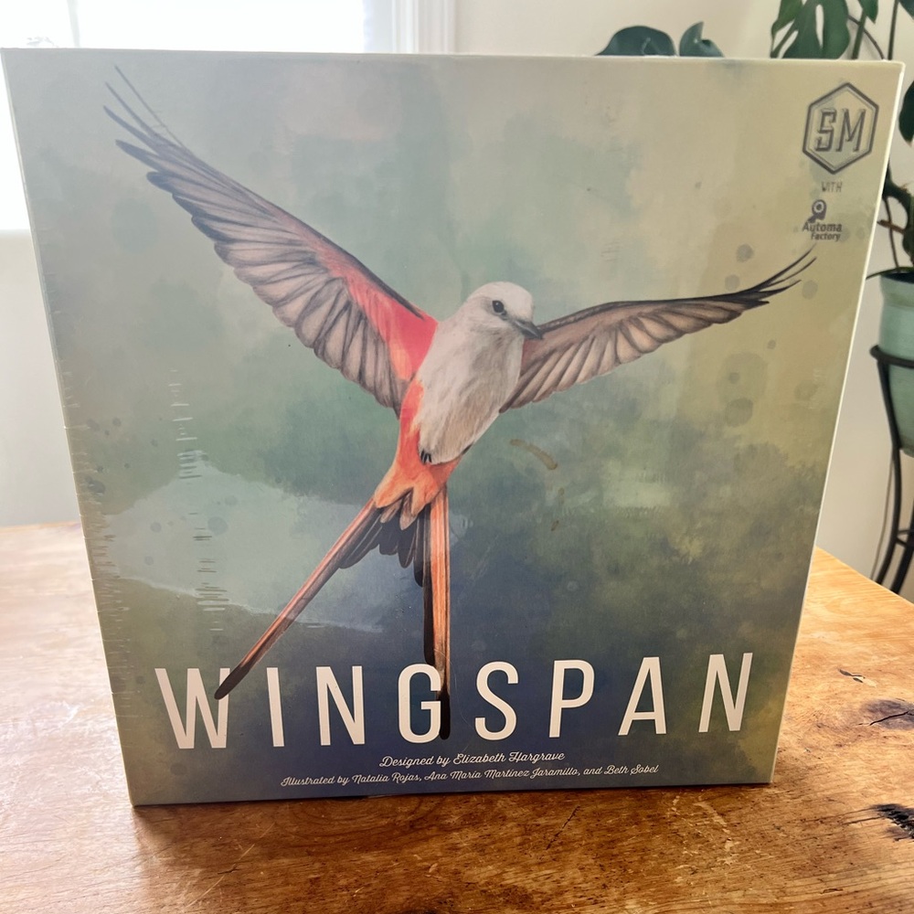 NIB Factory Sealed Stonemaier Games: Wingspan Base Game by Elizabeth Hargrave